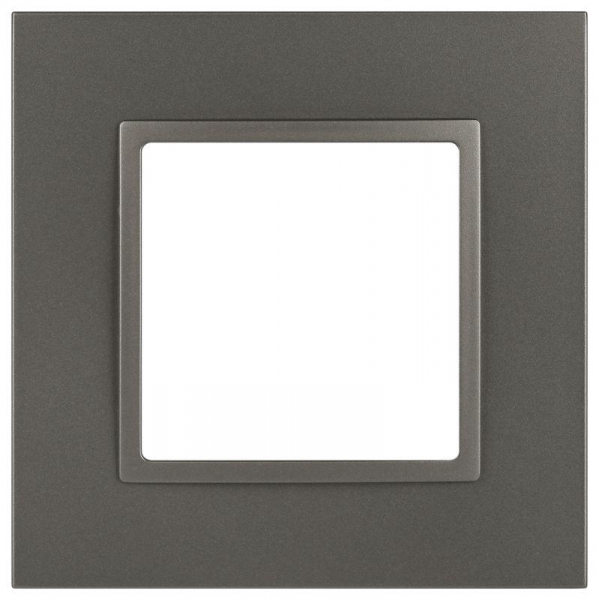 Рамка 1-м Elegance 14-5011-16 Classic для розеток и выключателей титан Эра Б0065823