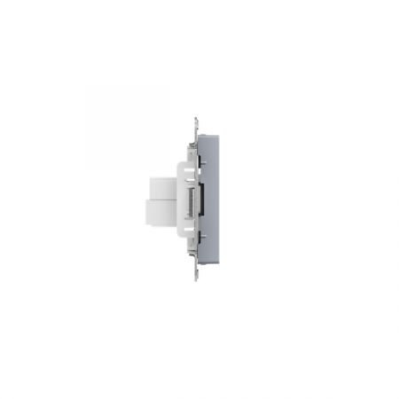 Розетка компьютерная 1-м СП Эпика RJ45 кат.5 механизм алюм. EKF UP1-SOA-RJ45-5