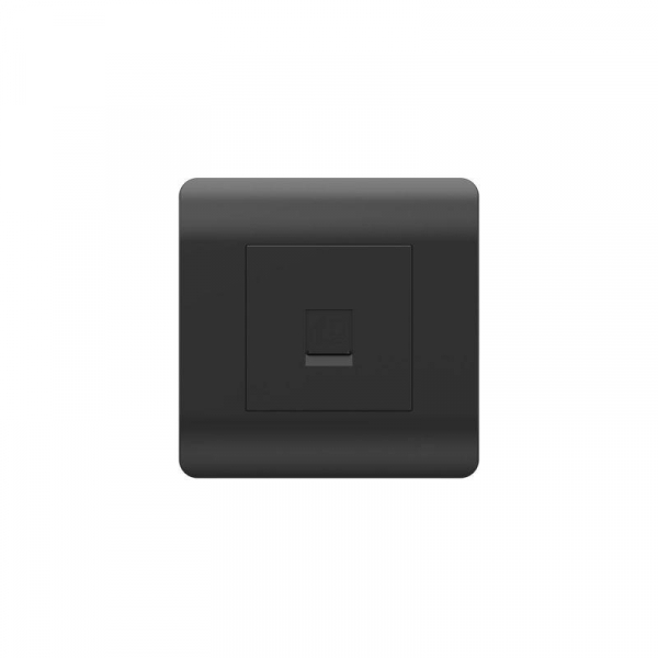 Розетка компьютерная 1-м NEW3-E RJ45 черн. CHINT 431490