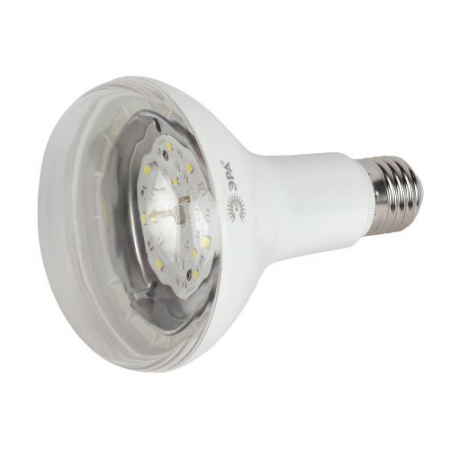 Лампа светодиодная FITO-15W-Ra90-E27 15Вт BR30 E27 220-240В для растений полноспектральная бел. спектр Эра Б0039173