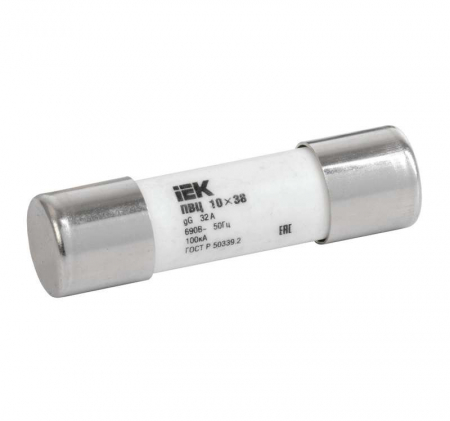 Вставка плавкая цилиндрическая ПВЦ 10х38 25А IEK CFL10-025