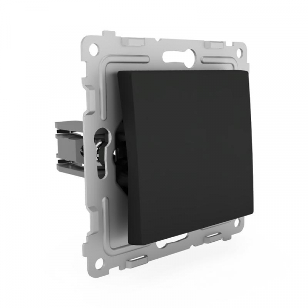Выключатель 1-кл. СП Pixel 10А IP20 механизм карбон TOKOV ELECTRIC TKE-PX-V1-C14