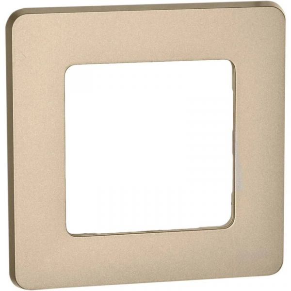 Рамка 1-м СП Inspiria IP20 шампань IEK 673938