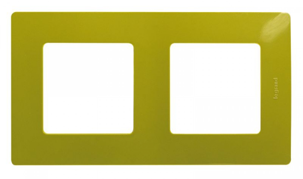 Рамка 2-м СП Etika IP20 зел. папоротник IEK 672542