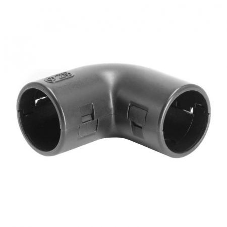 Колено открывающееся 90град. IP40 d25мм черн. DKC 50525B