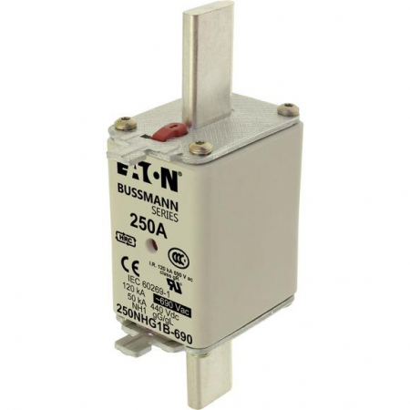 Предохранитель NH 160A 690В gG 1 двойн. индикация EATON 160NHG1B-690