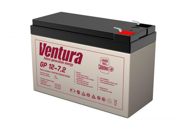 Аккумулятор 12В 7.2А.ч GP 12-7.2 Ventura