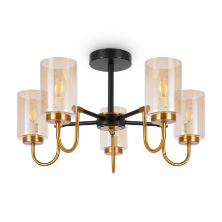 Светильник Jewel 40Вт E14х5 IP20 потолочн. Freya FR5321CL-05BZ