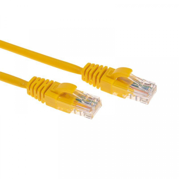 Патч-корд U/UTP CAT 5e RJ45-RJ45 26AWG LSZH желт. 1.5м Rexant 02-0105-105