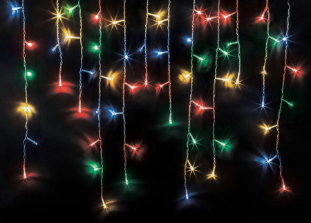 Гирлянда светодиодная "Бахрома" 93 644 NGF-D021-03 2х0.5м 100LED RGBY IP44 эффект мерцания TR Navigator 93644