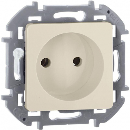 Розетка 1-м СП Inspiria 16А IP20 250В 2P механизм сл. кость IEK 673711