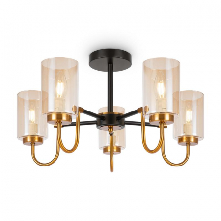 Светильник Jewel 40Вт E14х5 IP20 потолочн. Freya FR5321CL-05BZ