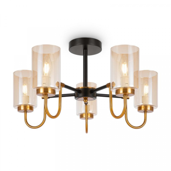 Светильник Jewel 40Вт E14х5 IP20 потолочн. Freya FR5321CL-05BZ