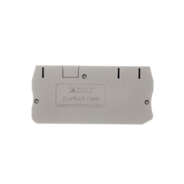 Изолятор торцевой для клеммы VPR-2.5-TWIN DKC D-VPR-2.5-TWIN
