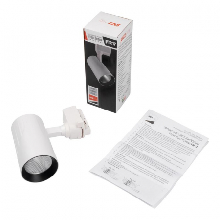Светильник светодиодный трековый PTR 1725 25Вт 4000К IP40 24град. WH бел. JazzWay 5026148