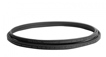 Кабель нагревательный саморег. 20Вт/м с экраном 16 AWG термопласт UV Ex (200м) TOKOV ELECTRIC TKE-SRL-20-2CR