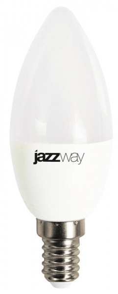 Лампа светодиодная PLED-LX 8Вт C37 свеча матовая 4000К нейтр. бел. E14 JazzWay 5025271