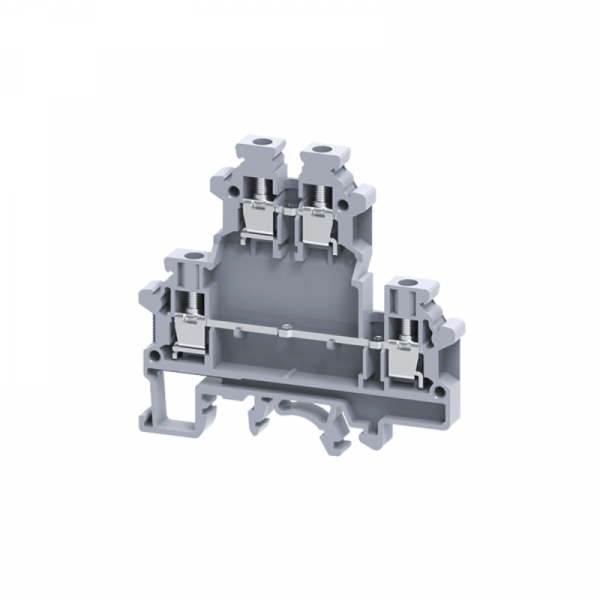 Клемма двухярусная винтовая OptiClip CDL-4-2L-I сер. КЭАЗ 289803