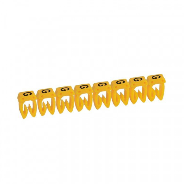 Маркер каб. 0.15-0.5кв.мм CAB3 "G" черн. на желт. фоне (уп.300шт) Leg 038116