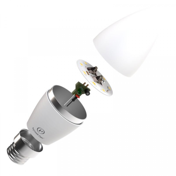 Лампа светодиодная RS LED C37 E27 6W 220-240V 6Вт свеча матовая 4000К нейтр. бел. E27 600лм 220-240В Ra90 Русский Свет 15010545061
