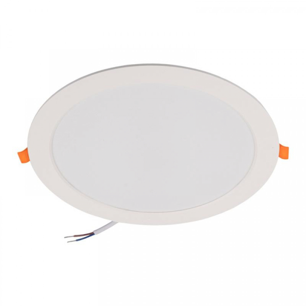 Светильник светодиодный PLED DL7 WH Downlight 24Вт 4000К IP54 220х26мм ДВО встраив. JazzWay 5042568