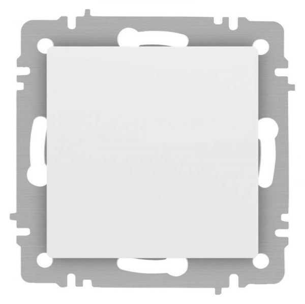 Выключатель 1-кл. СП Accent 6-101-01М 10А IP20 250В AL/CU бел. матов. Intro Б0063468
