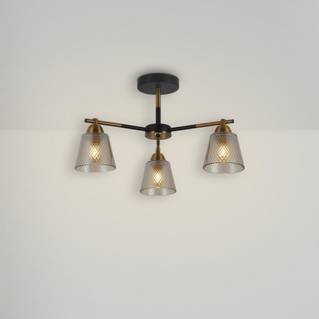 Люстра Kello 60Вт E27х3 IP20 Freya FR4015PL-03BBZ