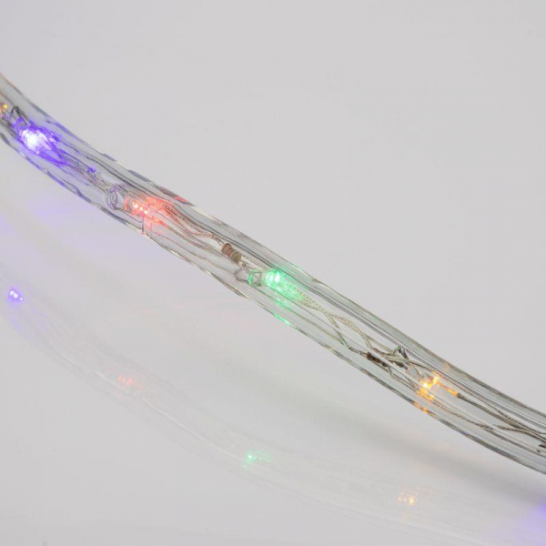 Шнур светодиодный Дюралайт фиксинг 2Вт 24LED/м мультиколор (RYGB) 25м Neon-Night 121-328-14