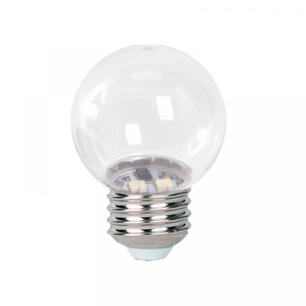 Лампа светодиодная PLED-ECO 3Вт G45 шар 2700К тепл. бел. CLEAR E27 для Белт-лайт Pro JazzWay 5058279