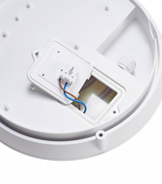 Светильник светодиодный WP 25 C 15W OP 940 D300 WH 300х300х93мм 15Вт 4000К IP66 пылевлагозащ. ЖКХ бел. Русский Свет 15072523329