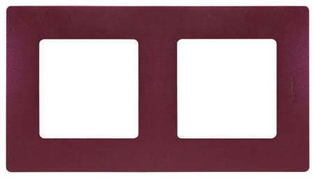 Рамка 2-м СП Etika IP20 сливовый IEK 672562