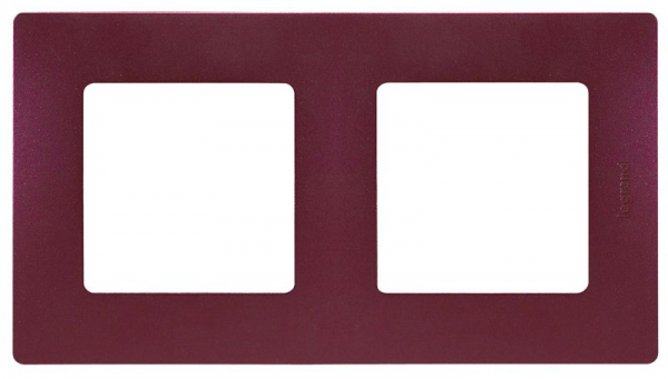 Рамка 2-м СП Etika IP20 сливовый IEK 672562