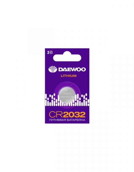 Элемент питания литиевый CR2032 3В 2021 BL-1 DAEWOO 5034174