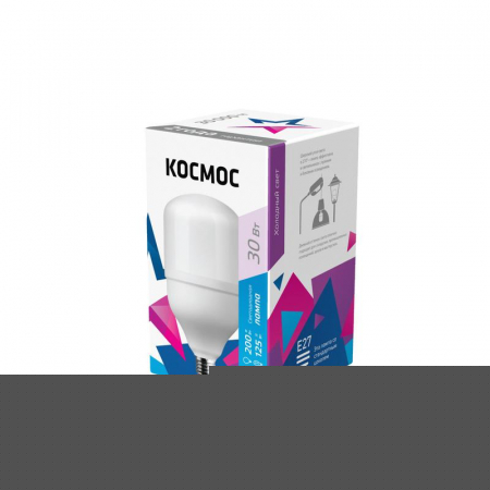 Лампа светодиодная высокомощная 30Вт 6500К E27 Космос LksmHWLED30WE2765