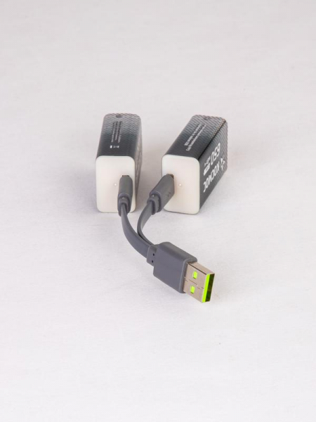 Аккумулятор крона Li-ion 9В 650мВт.ч (уп.2шт) КОСМОС KOCLi9V650mAh2B
