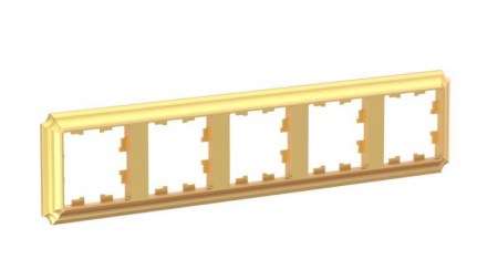 Рамка 5-м AtlasDesign Antique универс. зол. SE ATN101605