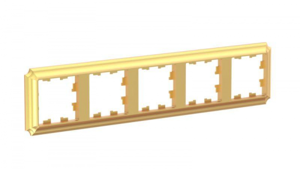 Рамка 5-м AtlasDesign Antique универс. зол. SE ATN101605