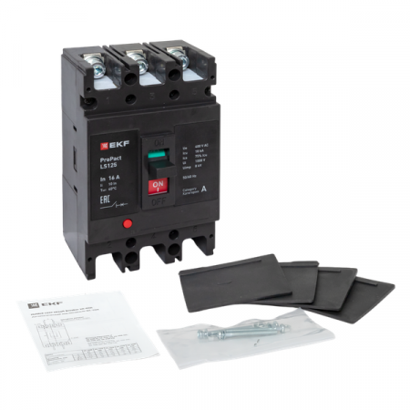 Выключатель автоматический 3п 16А 18кА LS125 ProPact EKF mccb-125-18-3-16-ls
