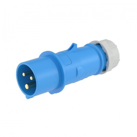 Вилка эл. каб. 16А 2P+E 230В IP44 DKC DIS2131633