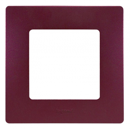 Рамка 1-м СП Etika IP20 сливовый IEK 672561