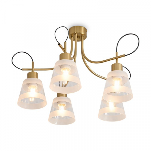 Светильник Caramel 5х60Вт E27 IP20 подвесной Freya FR5522PL-05BS