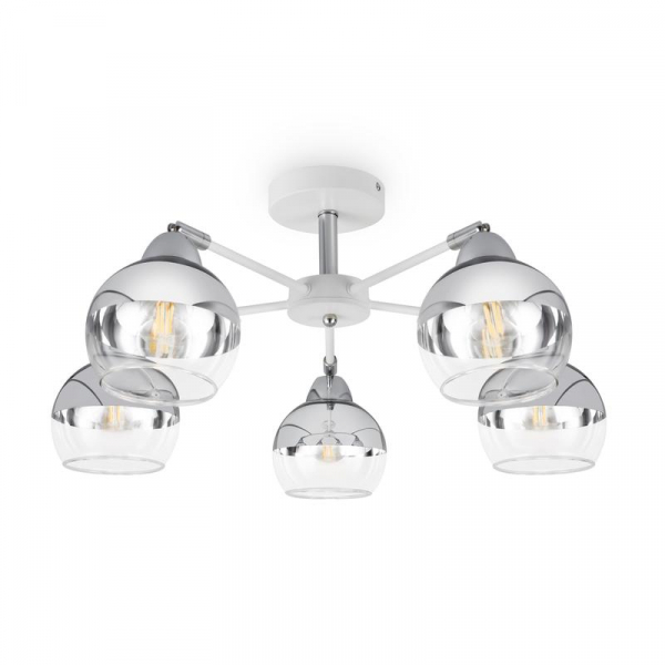 Светильник Jasper 60Вт E27х5 IP20 подвесной Freya FR5225PL-05W
