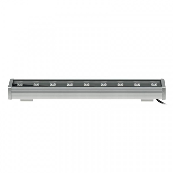 Прожектор светодиодный ULF-L52-12W/RGB/L50 DC24V IP65 SILVER линейный 500мм RGB DC24V алюм. Uniel UL-00008369