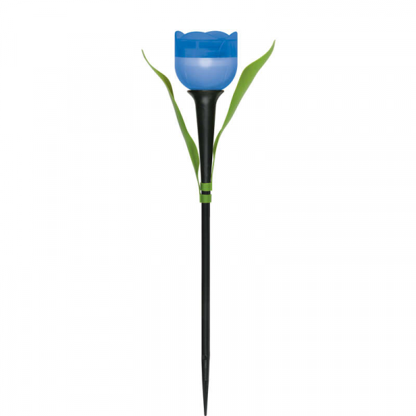 Светильник садовый USL-C-454/PT305 "Синий тюльпан" BLUE TULIP IP44 солнечная батарея Uniel UL-00004279