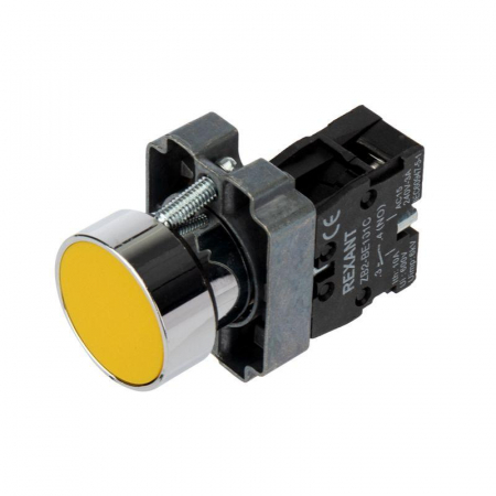 Кнопка XB2 желт. NO Rexant 36-5521