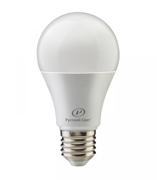 Лампа светодиодная RS A60 E27 7W 220-240V 4000К 7Вт 700лм Ra 90 грушевидная Русский Свет 15010345035