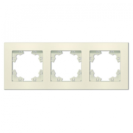 Рамка 3-м Афина универс. сл. кость (ivory) Universal A0045-I