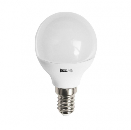 Лампа светодиодная PLED-LX 8Вт G45 шар матовая 4000К нейтр. бел. E14 JazzWay 5025295