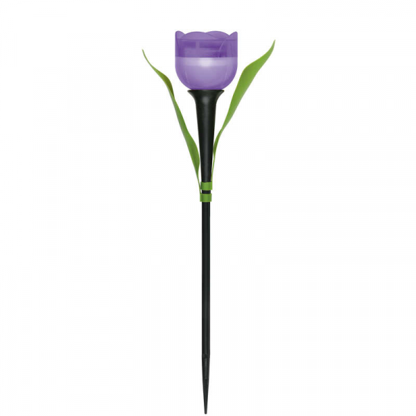 Светильник садовый USL-C-453/PT305 "Лиловый тюльпан" PURPLE TULIP IP44 солнечная батарея Uniel UL-00004278