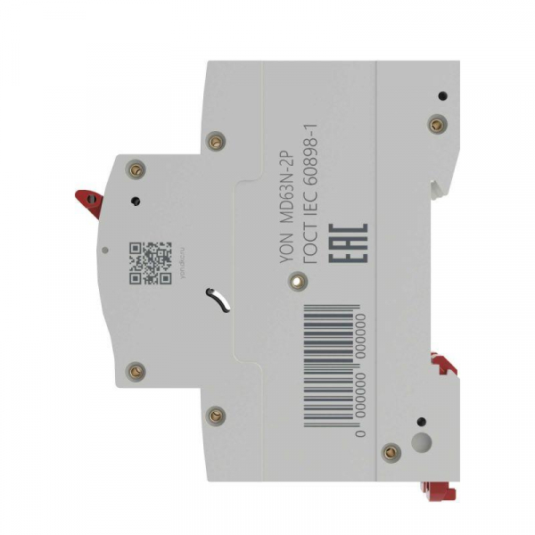 Выключатель автоматический модульный 2п C 10А 6кА MD63N YON MD63N-2PC10